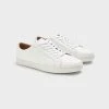 Wholesale 🌟 Academy Brand Academy Leather Trainer  White 🎉
