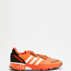 Top 10 ✨ Adidas Originals ZX 1K Boost Sneakers - Men's Solar Red, White & Core Black ✔️