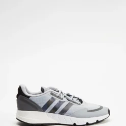 Deals 👏 Adidas Originals ZX 1K Boost Sneakers - Men's Halo Silver, Core Black & Grey Five ✔️