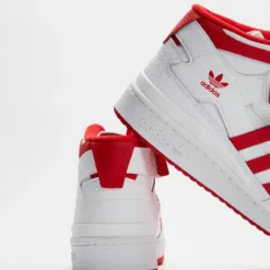 Promo 🛒 Adidas Originals Forum Mid - Unisex Cloud White, Vivid Red & Cloud White ⭐ -Mens Shoes Shop http3A2F2Fstatic.theiconic.com .au2Fp2Fadidas originals 2181 2050741 4