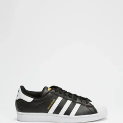 Outlet 🔔 Adidas Originals Superstar VEGAN - Unisex Core Black, Footwear White & Gold Metallic 🎁