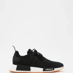 Outlet 🔔 Adidas Originals NMD_R1 Primeblue - Unisex Core Black & Gum ❤️