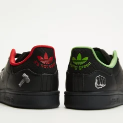Flash Sale ⭐ Adidas Originals Stan Smith X Disney Hulk - Unisex Black, Silver & Scarlet ⭐ -Mens Shoes Shop http3A2F2Fstatic.theiconic.com .au2Fp2Fadidas originals 5494 5414821 3