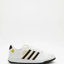 Wholesale ✔️ Adidas Originals NY 90 Stripes - Men's White, Core Black & Hazy Yellow ❤️