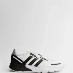 Best Pirce ⭐ Adidas Originals ZX 1K Boost Sneakers - Unisex Cloud White, Core Black & Halo Silver ⭐