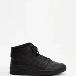 Buy ⭐ Adidas Originals Forum Mid 🤩 Shoes - Unisex Core Black, Core Black & Core Black ❤️