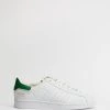 Outlet 🛒 Adidas Originals Superstar - Unisex White, Off White & Green 🔔