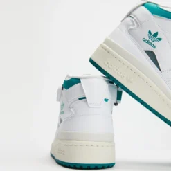 Budget ❤️ Adidas Originals Forum Mid 💯 Shoes - Unisex - THE ICONIC Exclusive Footwear White, Off White & EQT Green ✨ -Mens Shoes Shop http3A2F2Fstatic.theiconic.com .au2Fp2Fadidas originals 9789 7356341 4