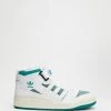 Budget ❤️ Adidas Originals Forum Mid 💯 Shoes - Unisex - THE ICONIC Exclusive Footwear White, Off White & EQT Green ✨