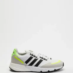 Cheapest ❤️ Adidas Originals ZX 1K Boost - Men's White, Neon Yellow & Black ⌛