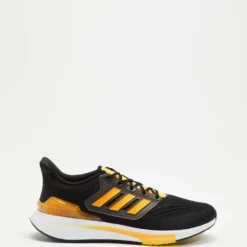 Best Sale 🔔 Adidas Performance EQ21 Running Shoes - Men's Core Black, Semi Solar Gold & Carbon 😉