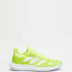 Best Sale 😀 Adidas Performance Defiant Generation Tennis Shoes - Men's Solar Yellow, Hazy Blue & Cloud White 😀