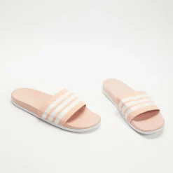 Best Sale ✨ Adidas Performance Adilette Comfort Slides - Women's Vapour Pink & White 🎉
