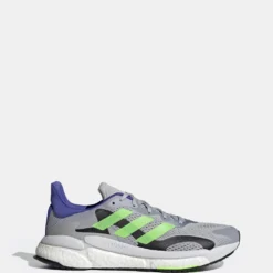 Brand new 🔔 Adidas Performance Solarboost 3 Shoes Halo Silver / Signal Green / Sonic Ink ❤️