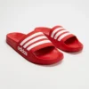 Best Sale 🥰 Adidas Performance Adilette Shower Slides Scarlet, White & Scarlet 🤩