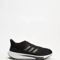 Hot Sale 😀 Adidas Performance EQ21 Running Shoes - Men's Core Black, Iron Metallic & Carbon ✨