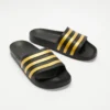 Wholesale ⭐ Adidas Performance Adilette Aqua Slides - Men's Core Black, Gold Metal & Core Black ⭐
