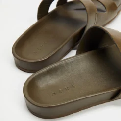 New 🛒 AERE Mojave Leather Slides Khaki ⭐ -Mens Shoes Shop http3A2F2Fstatic.theiconic.com .au2Fp2Faere 0040 9553241 3