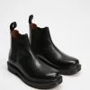 Cheap ⌛ AERE Smooth Leather Chelsea Boots Black 😍