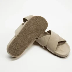 Hot Sale 🧨 AERE Brunswick Suede Slides Natural 👏 -Mens Shoes Shop http3A2F2Fstatic.theiconic.com .au2Fp2Faere 2154 5270821 4