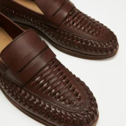 Buy 🎁 AERE Woven Loafers Brown ⌛ -Mens Shoes Shop http3A2F2Fstatic.theiconic.com .au2Fp2Faere 3065 3076821 3