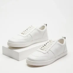 Top 10 ⭐ AERE Leather Sneakers Grainy White Leather 🛒