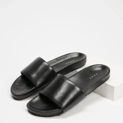 Buy 👏 AERE Leather Slides Black ✔️ -Mens Shoes Shop http3A2F2Fstatic.theiconic.com .au2Fp2Faere 5472 8033711 3