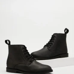 Brand new 😀 AERE Waxed Leather Boots Black 💯 -Mens Shoes Shop http3A2F2Fstatic.theiconic.com .au2Fp2Faere 9866 7670521 3