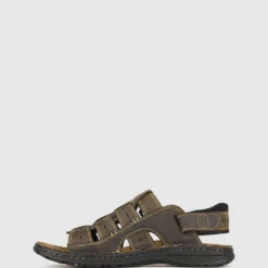 Best Pirce 👏 Airflex Rick Leather Sandals Brown ⌛ -Mens Shoes Shop http3A2F2Fstatic.theiconic.com .au2Fp2Fairflex 7160 1001021 3