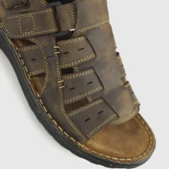 Best Pirce 👏 Airflex Rick Leather Sandals Brown ⌛ -Mens Shoes Shop http3A2F2Fstatic.theiconic.com .au2Fp2Fairflex 7163 1001021 4