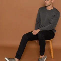 Best deal ⌛ Airflex Lance Leather Sneakers Charcoal 👏 -Mens Shoes Shop http3A2F2Fstatic.theiconic.com .au2Fp2Fairflex 8131 7945521 5