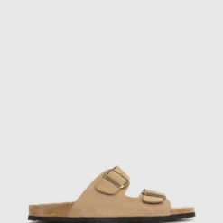 New 🛒 Airflex Cullen Leather Sandals Tobacco 🎁