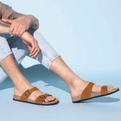 Wholesale 🔥 Airflex Austin Double Strap Sandals Tan 💯 -Mens Shoes Shop http3A2F2Fstatic.theiconic.com .au2Fp2Fairflex 9814 6663141 5
