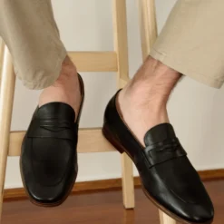 Deals ⌛ Aquila Fernando Penny Loafers Black 🤩 -Mens Shoes Shop http3A2F2Fstatic.theiconic.com .au2Fp2Faquila 6566 4907421 5