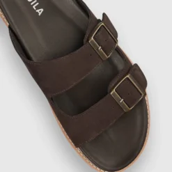 Budget 🧨 Aquila Jorgen Sandals Brown ❤️ -Mens Shoes Shop http3A2F2Fstatic.theiconic.com .au2Fp2Faquila 6757 7851741 4