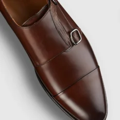 Flash Sale 🥰 Aquila Defoe Monk Strap Shoes Brandy 🧨 -Mens Shoes Shop http3A2F2Fstatic.theiconic.com .au2Fp2Faquila 6963 2929331 4