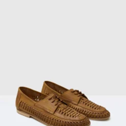 Flash Sale 🔥 Arvust Elliston Lace Up Loafers TAN ❤️