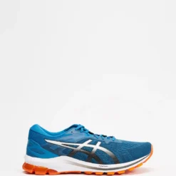 Top 10 ❤️ ASICS GT-1000 10 2E - Men's Blue, Orange & Black 💯