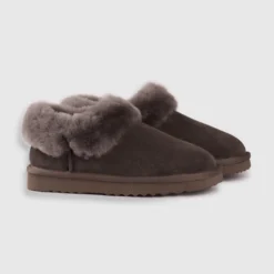 Outlet ✨ AusWooli Ugg Boots Coogee Sheepskin Wool Ankle Slippers Grey ⭐ -Mens Shoes Shop http3A2F2Fstatic.theiconic.com .au2Fp2Fauswooli ugg boots 0052 6449231 5