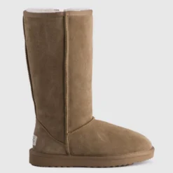 Best Sale 👏 AusWooli Ugg Boots Newton Tall Zip-Up Sheepskin Boot Tan ✨
