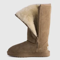 Best Sale 👏 AusWooli Ugg Boots Newton Tall Zip-Up Sheepskin Boot Tan ✨ -Mens Shoes Shop http3A2F2Fstatic.theiconic.com .au2Fp2Fauswooli ugg boots 8798 2649231 3