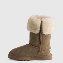 Best Sale 👏 AusWooli Ugg Boots Newton Tall Zip-Up Sheepskin Boot Tan ✨ -Mens Shoes Shop http3A2F2Fstatic.theiconic.com .au2Fp2Fauswooli ugg boots 8800 2649231 4