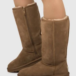 Best Sale 👏 AusWooli Ugg Boots Newton Tall Zip-Up Sheepskin Boot Tan ✨ -Mens Shoes Shop http3A2F2Fstatic.theiconic.com .au2Fp2Fauswooli ugg boots 8808 2649231 7