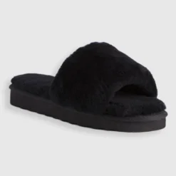 Discount ❤️ AusWooli Ugg Boots Rose Bay Sheepskin Wool Fluff Slides Black 😀 -Mens Shoes Shop http3A2F2Fstatic.theiconic.com .au2Fp2Fauswooli ugg boots 9726 0549231 3