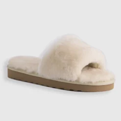Deals ❤️ AusWooli Ugg Boots Rose Bay Sheepskin Wool Fluff Slides Tan 🔥 -Mens Shoes Shop http3A2F2Fstatic.theiconic.com .au2Fp2Fauswooli ugg boots 9740 3649231 3