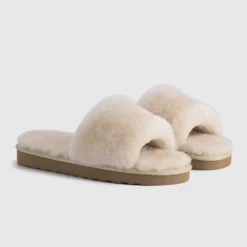Deals ❤️ AusWooli Ugg Boots Rose Bay Sheepskin Wool Fluff Slides Tan 🔥 -Mens Shoes Shop http3A2F2Fstatic.theiconic.com .au2Fp2Fauswooli ugg boots 9742 3649231 4