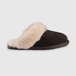 Promo ⭐ AusWooli Ugg Boots Shelley Sheepskin Wool Slippers Grey ⌛