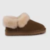Deals ✨ AusWooli Ugg Boots Coogee Sheepskin Wool Ankle Slippers Tan ❤️