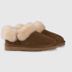 Deals ✨ AusWooli Ugg Boots Coogee Sheepskin Wool Ankle Slippers Tan ❤️ -Mens Shoes Shop http3A2F2Fstatic.theiconic.com .au2Fp2Fauswooli ugg boots 9856 9449231 5