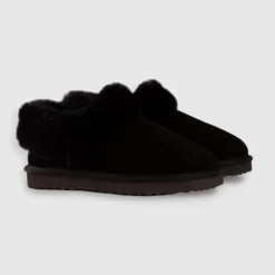 Coupon 🧨 AusWooli Ugg Boots Coogee Sheepskin Wool Ankle Slippers Black ❤️ -Mens Shoes Shop http3A2F2Fstatic.theiconic.com .au2Fp2Fauswooli ugg boots 9884 4449231 5